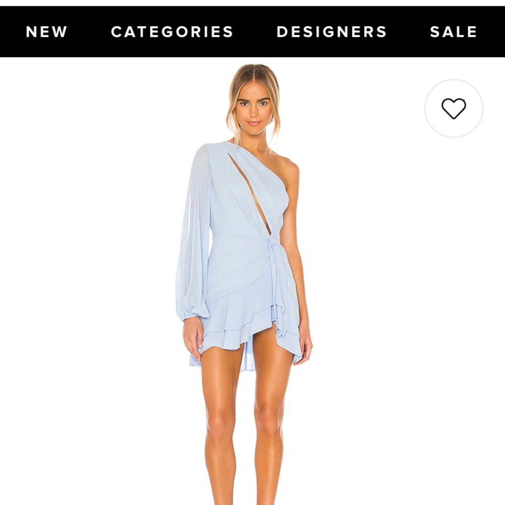 Michael Costello sunny mini dress - wore for my bridal shower 1x for few hours